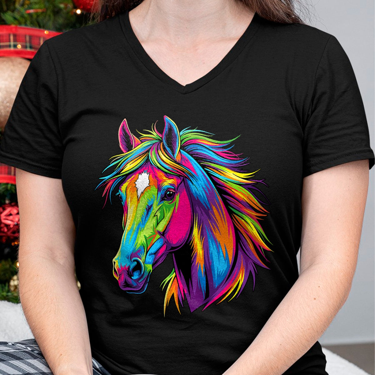 Best Horse Lover Shirt , Funny Horse UnisexT-Shirt/Hoodie/Sweatshirt HLT00 - Colorful Pop Art Horse T-Shirt