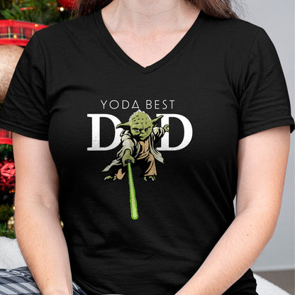 Gift for Dad Shirt, Funny Dad Unisex T-Shirt/Hoodie/Sweatshirt HLT00 – \Star Wars Yoda Lightsaber Best Dad Father_s Day T-Shirt