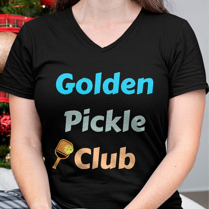 Funny Pickleball Shirt, Pickleball Lover Unisex T-Shirt/Hoodie/Sweatshirt HLT00 - Golden Pickle Club Funny Pickleball Paddle Ball Player T-Shirt