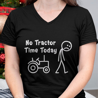 Best Farmer Life Shirt, Funny Farmer UnisexT-Shirt/Hoodie/Sweatshirt HLT00 - No Tractor Time Today Funny Farmer Stickman Minimalist Art T-Shirt