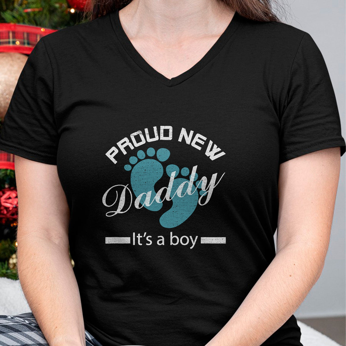 Gift for Dad Shirt, Funny Dad Unisex T-Shirt/Hoodie/Sweatshirt HLT00 – Vintage First Time Dad Proud New Daddy It_s A Boy T-Shirt