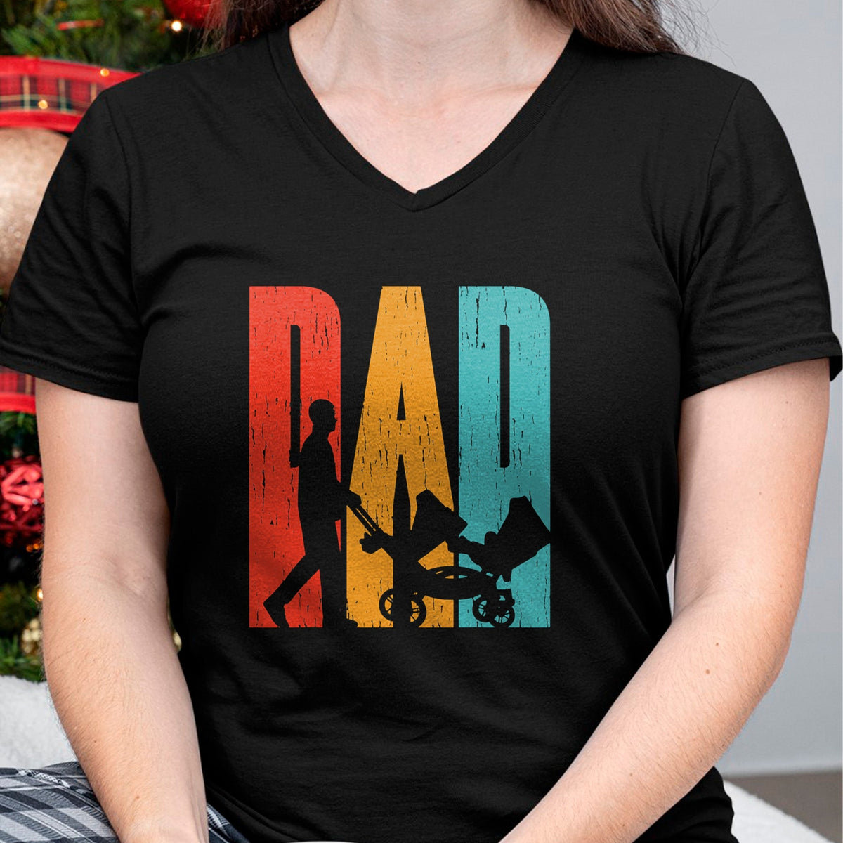 Gift for Dad Shirt, Funny Dad Unisex T-Shirt/Hoodie/Sweatshirt HLT00 – Mens Proud Father of Twins Dad of Twins Identical or Fraternal T-Shirt