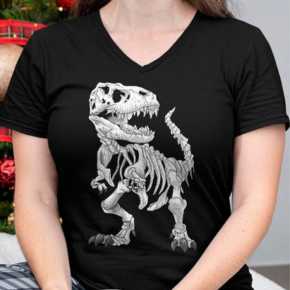 Best Dinosaur Lover Shirt, Funny Dinosaur UnisexT-Shirt/Hoodie/Sweatshirt HLT00 - T-Rex Skeleton Dino Bones Paleontologist Fossil Dinosaur T-Shirt, Men, Black, 3X-Large