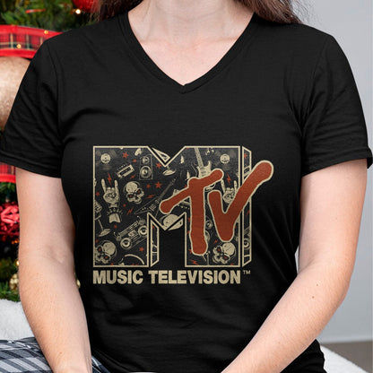 Guitar Lover Shirt, Funny Guitar UnisexT-Shirt/Hoodie/Sweatshirt HLT00 - MTV Rock n Roll Music Hard Heavy Metal Skull Guitar Vintage T-Shirt