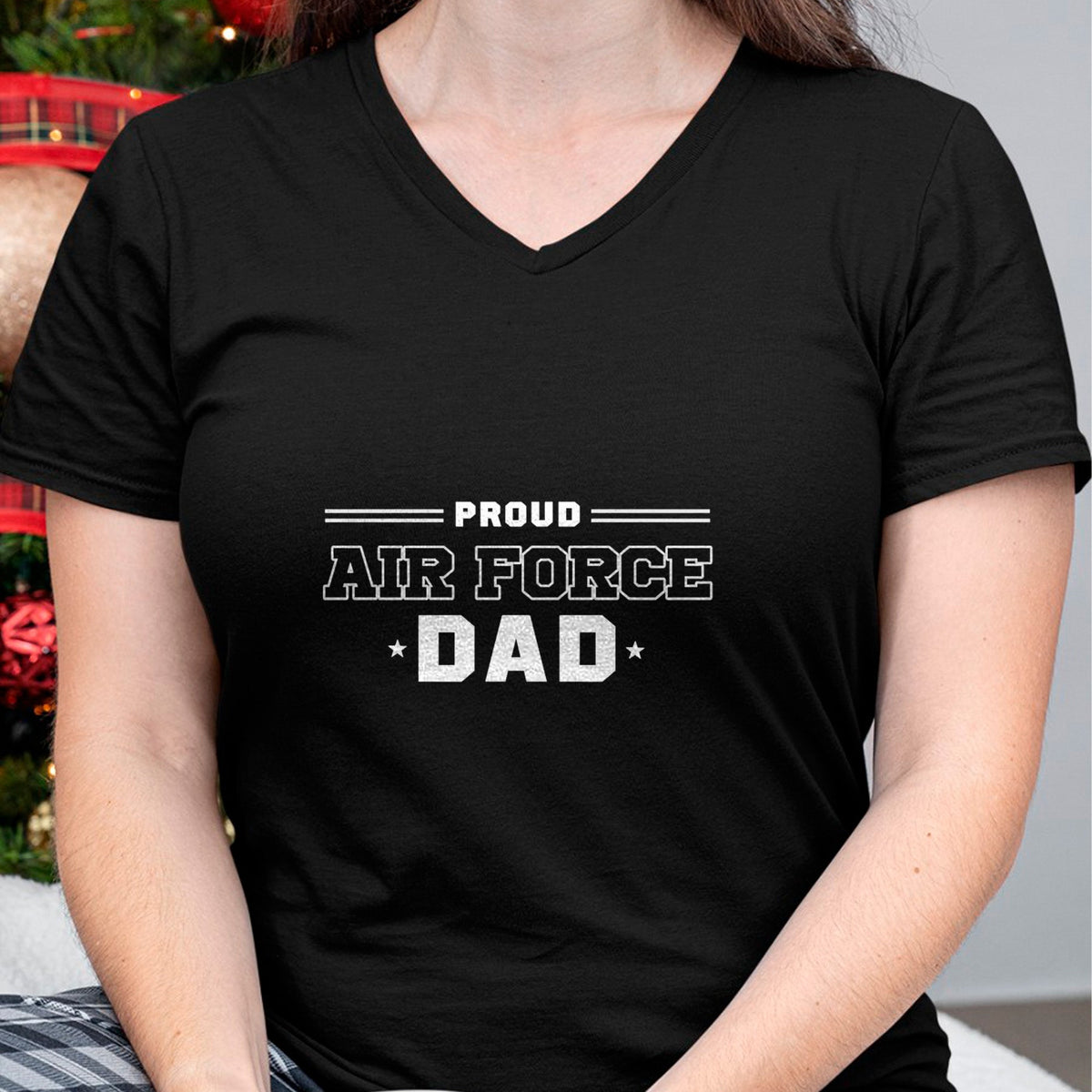 Gift for Dad Shirt, Funny Dad Unisex T-Shirt/Hoodie/Sweatshirt HLT00 – Proud US Air Force Dad Military Pride T-Shirt