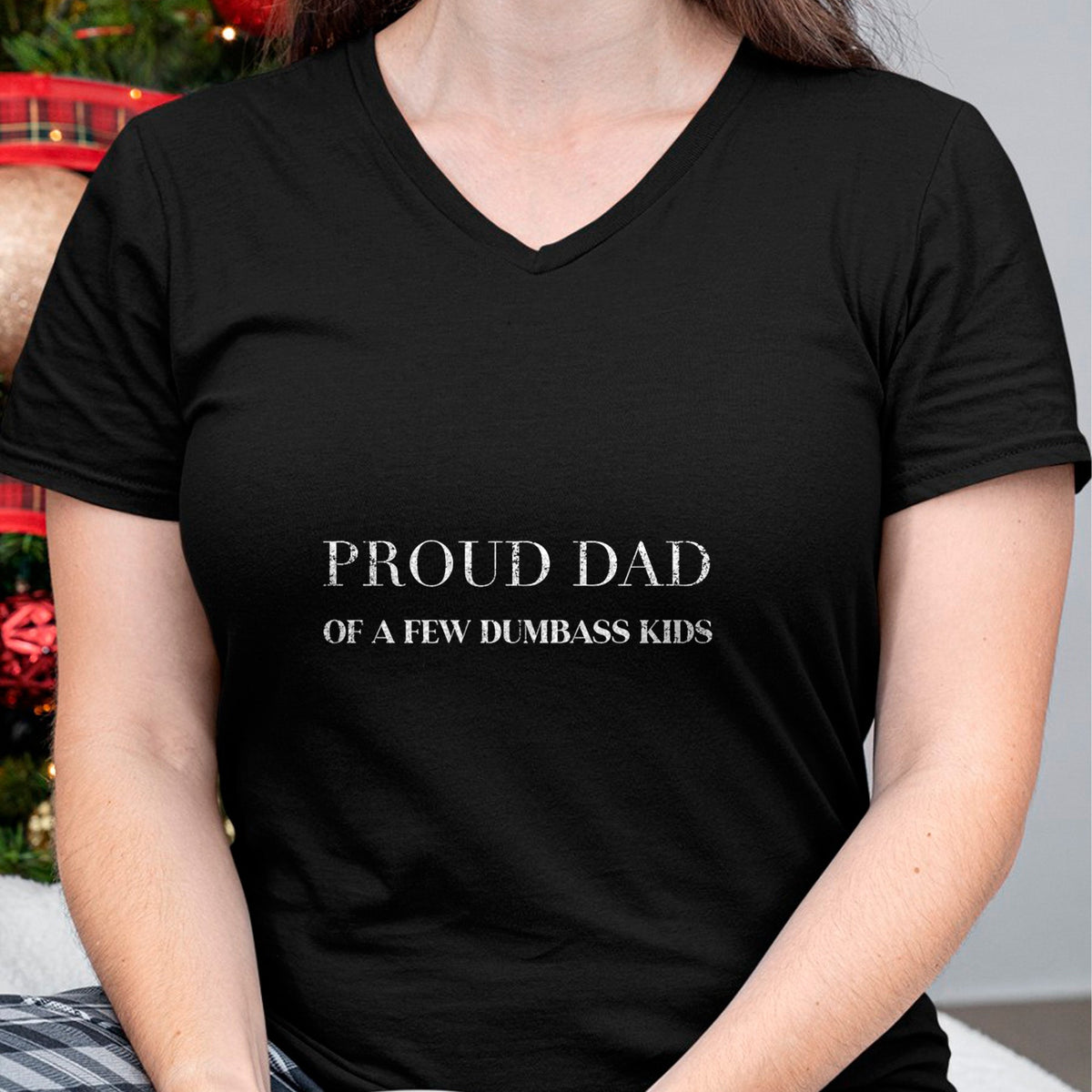 Gift for Dad Shirt, Funny Dad Unisex T-Shirt/Hoodie/Sweatshirt HLT00 – Proud Dad Of A Few Dumbass Kids Fathers Day T-Shirt