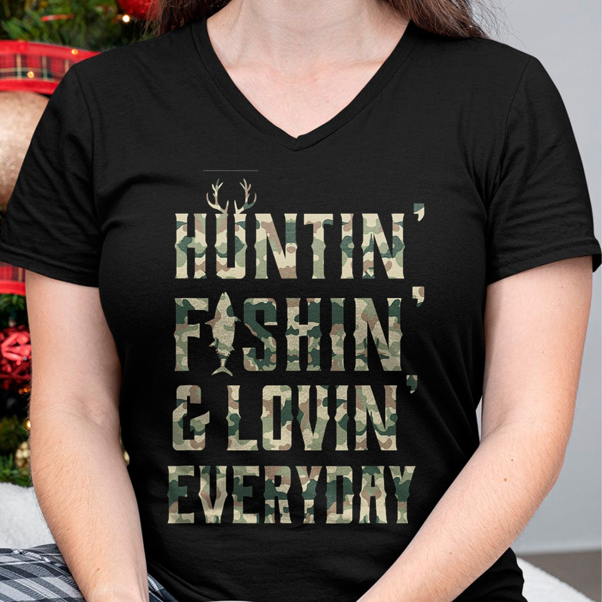 Funny Hunting Shirt, Gift For Hunting Lover Unisex T-Shirt/Hoodie/Sweatshirt HLT00 - Hunting Fishing Loving Every Day Shirt, Camo T-Shirt T-Shirt
