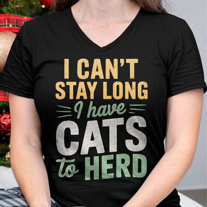 Cat Love Shirt, Funny Cat Lover Gift UnisexT-Shirt/Hoodie/Sweatshirt HLT00 - Funny Cats to Herd Cat Humor Men Women Kids T-Shirt