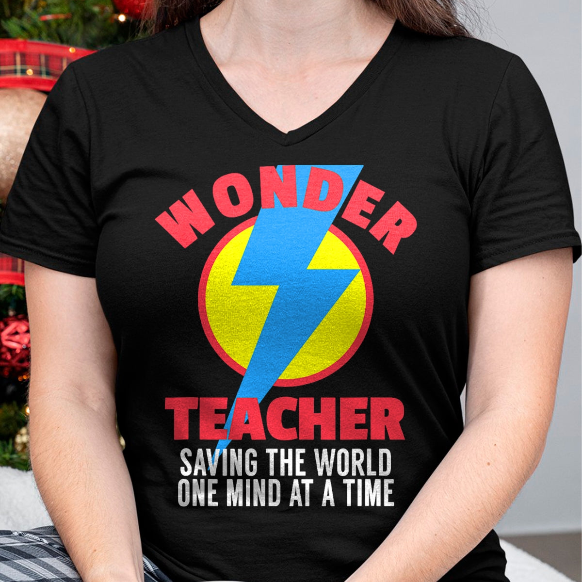 Best Teacher Shirt, Funny Teacher UnisexT-Shirt/Hoodie/Sweatshirt HLT00 - Wonder Teacher Costume Shirt  Teacher Halloween Costume Tee T-Shirt