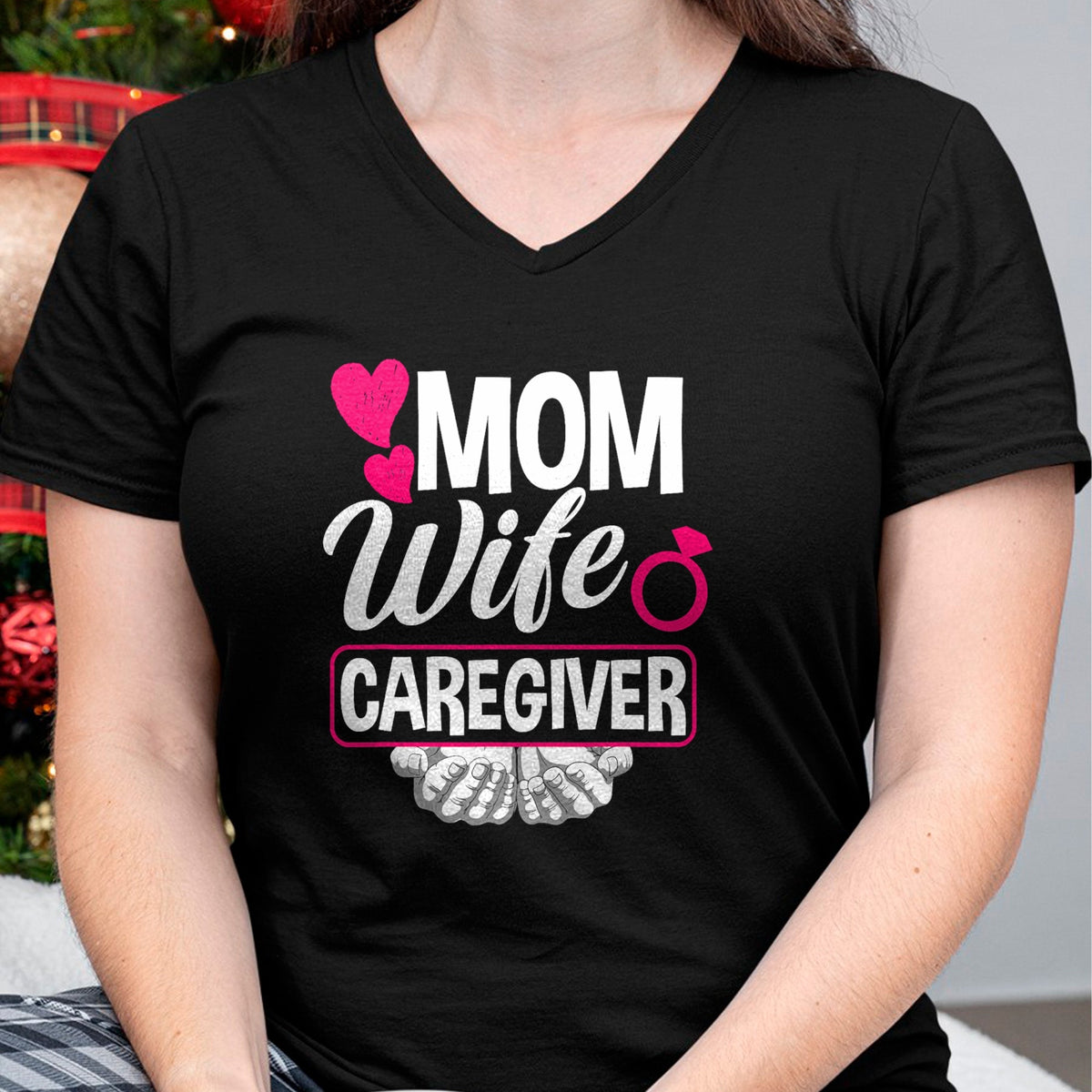 Funny Nurse Shirt, Nurse Unisex T-Shirt/Hoodie/Sweatshirt HLT00 - Mom Wife Caregiver Funny Caregiver T-Shirt