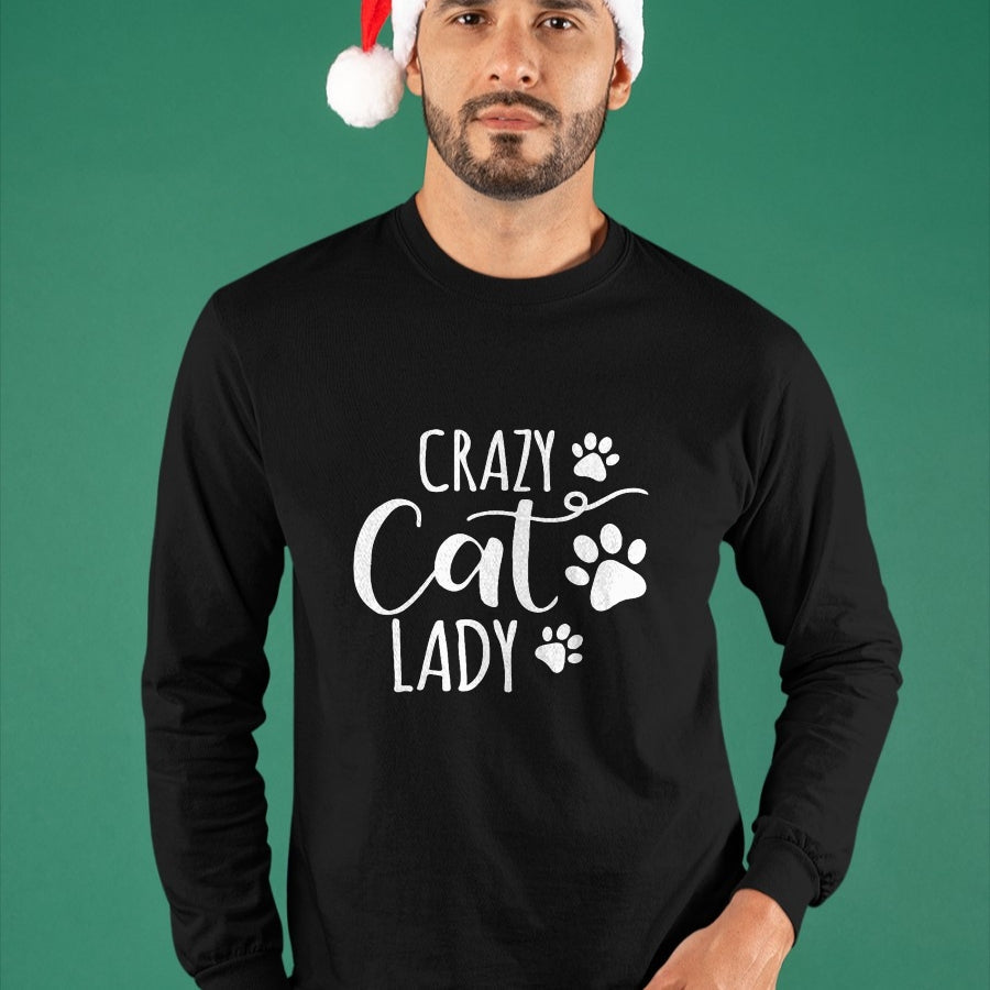 Cat Love Shirt, Funny Cat Lover Gift UnisexT-Shirt/Hoodie/Sweatshirt HLT00 - Crazy Cat Lady Funny Cat Meow for Men Women Love cat T-Shirt (1)