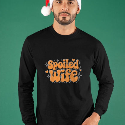 Best Wife Shirt, Wife and Husband Unisex T-Shirt/Hoodie/Sweatshirt HLT00 - Gift for wife T shirt, spoiled wife   Spoiled Wife Premium T-Shirt