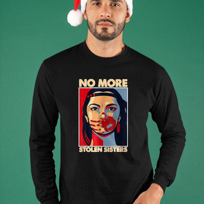 Native American T-Shirts, Vintage Native American Unisex T-Shirt/Hoodie/Sweatshirt HLT00 - No More Stolen Sisters Native Americans Honor Awareness