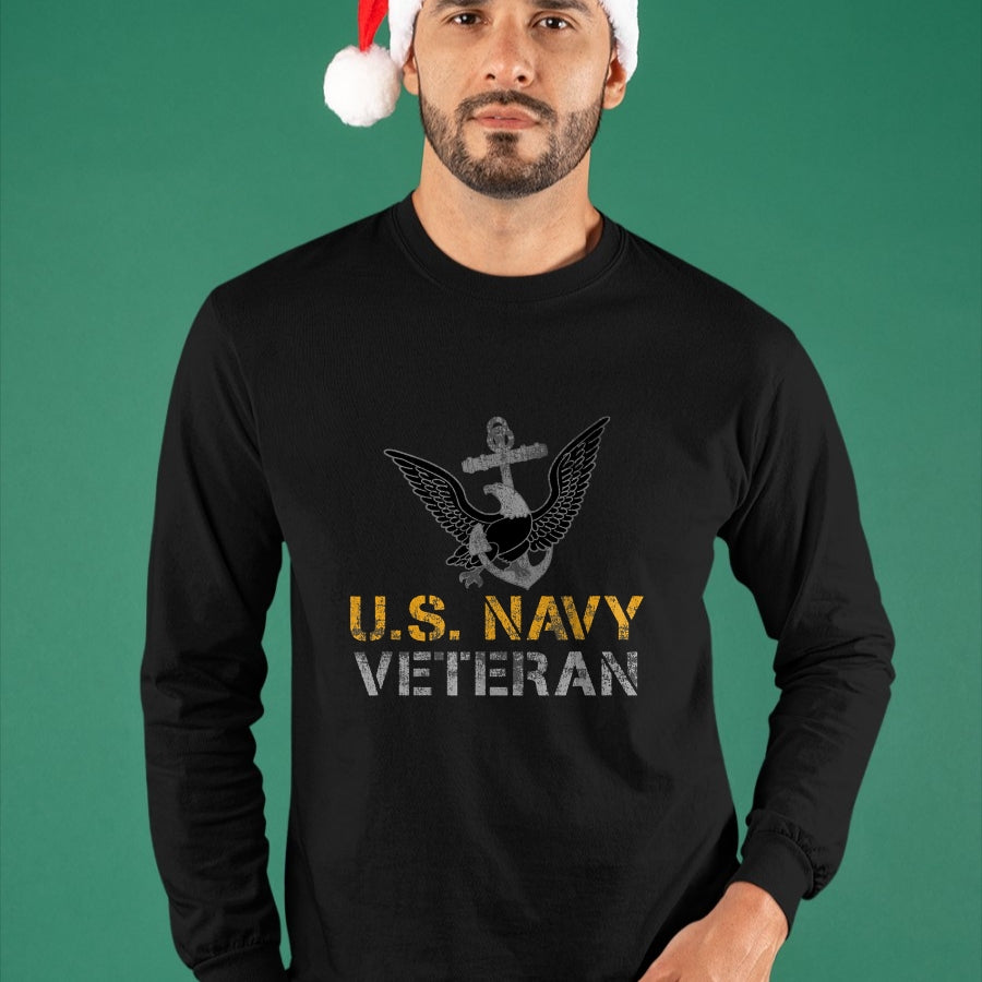 Proud Veteran Shirt, Funny Veteran UnisexT-Shirt/Hoodie/Sweatshirt HLT00 - U.S. Navy Veteran T-Shirt