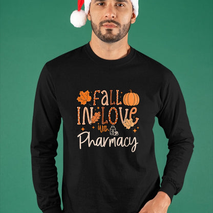Best Doctor Shirt, Funny Doctor UnisexT-Shirt/Hoodie/Sweatshirt HLT00 - Fall in Love with Pharmacy CPHT Pharmacist Technician Autumn T-Shirt