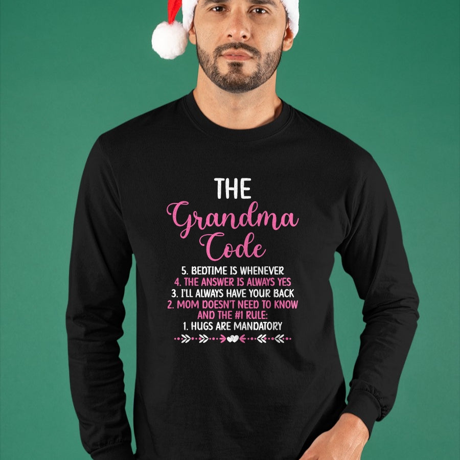 Best Grandma Shirt, Proud Grandma Unisex T-Shirt/Hoodie/Sweatshirt HLT00 - The Grandma Code Granny Grandmother Grandparent T-Shirt