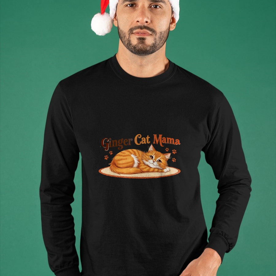 Cat Love Shirt, Funny Cat Lover Gift UnisexT-Shirt/Hoodie/Sweatshirt HLT00 - Ginger Cat Mama Ginger Mom lover Funny Gifts Cat Dad Cat Mom T-Shirt