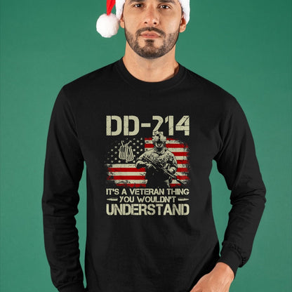 Proud Veteran Shirt, Funny Veteran UnisexT-Shirt/Hoodie/Sweatshirt HLT00 - DD-214 It_s A Veteran Thing You Wouldn_t Understand T-Shirt Tee for Men Women