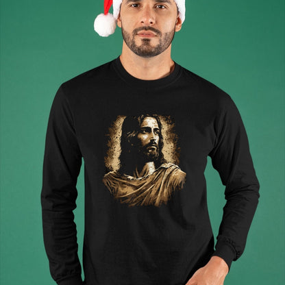 Christian Tee, Christian Faith Unisex T-Shirt/Hoodie/Sweatshirt HLT00 - Jesus Christ Portrait T-Shirt