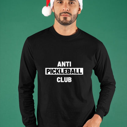 Funny Pickleball Shirt, Pickleball Lover Unisex T-Shirt/Hoodie/Sweatshirt HLT00 - Funny Ironic Anti Pickleball Club Pickle Ball Sucks T-Shirt