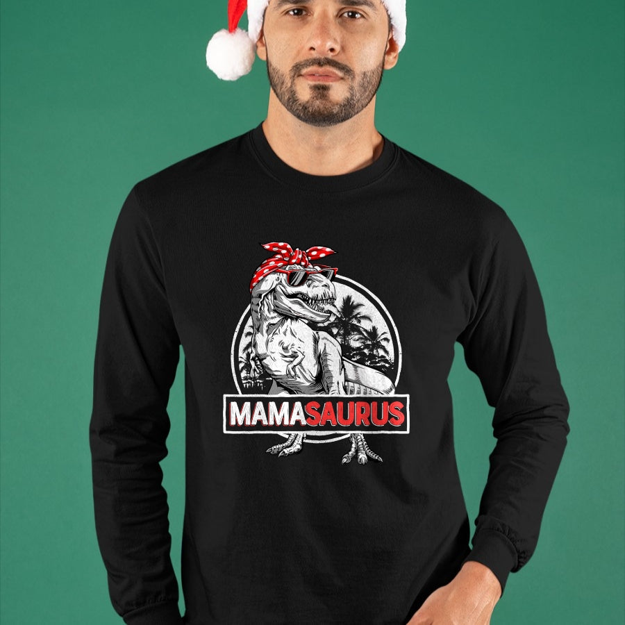Best Dinosaur Lover Shirt, Funny Dinosaur UnisexT-Shirt/Hoodie/Sweatshirt HLT00 - Mamasaurus T rex Dinosaur Funny Mama Saurus Mother_s Family T-Shirt