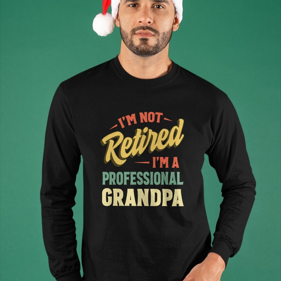 Best Grandpa Shirt, Proud Grandpa Unisex T-Shirt/Hoodie/Sweatshirt HLT00 - Grandpa For Men Funny Fathers Day Retired Grandpa T-Shirt