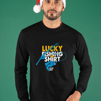 Gift for Dad Shirt, Funny Dad Unisex T-Shirt/Hoodie/Sweatshirt HLT00 – Lucky Fishing Shirt Do Not Wash For A Fisherman T-Shirt