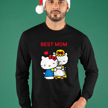 Gift for Mom Shirt, Funny Mom Unisex T-Shirt/Hoodie/Sweatshirt HLT00 - Hello Kitty Mother's Day Best Mom Tee Shirt T-Shirt