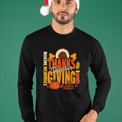 Best Thanksgiving Family Shirt , Funny Thanksgiving UnisexT-Shirt/Hoodie/Sweatshirt HLT00 - Family Thanksgiving Squad 2026 Matching Family Thanksgiving T-Shirt (1)
