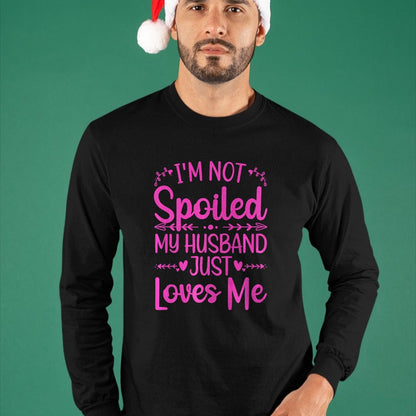 Best Wife Shirt, Wife and Husband Unisex T-Shirt/Hoodie/Sweatshirt HLT00 - Gift for wife T shirt, spoiled wife   Funny Spoiled Wife Art For Women Girls Husband Spoiled Wife Pr (15)