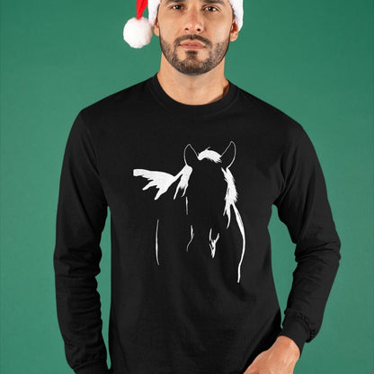 Best Horse Lover Shirt , Funny Horse UnisexT-Shirt/Hoodie/Sweatshirt HLT00 - Horse Silhouette Graphic Art Design T-Shirt