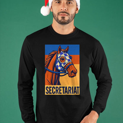 Best Horse Lover Shirt , Funny Horse UnisexT-Shirt/Hoodie/Sweatshirt HLT00 - Secretariat Horse, Horse Racing, Del Mar, Santa Anita, Horse T-Shirt