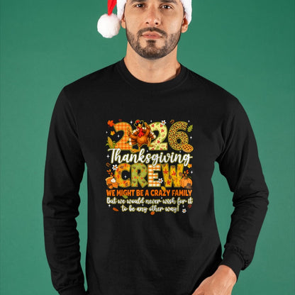 Best Thanksgiving Family Shirt , Funny Thanksgiving UnisexT-Shirt/Hoodie/Sweatshirt HLT00 - Family Thanksgiving 2026 Thanksgiving Crew Turkey Matching T-Shirt (2)