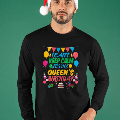 Best Wife Shirt, Wife and Husband Unisex T-Shirt/Hoodie/Sweatshirt HLT00 - I Can't Keep Calm It's My Queen Birthday husband wife T-Shirt