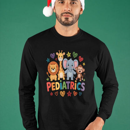 Best Doctor Shirt, Funny Doctor UnisexT-Shirt/Hoodie/Sweatshirt HLT00 - Pediatrics Jungle Animals Pediatric Nurse Doctor T-Shirt