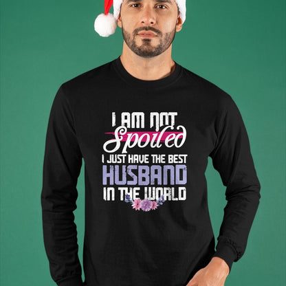 Best Wife Shirt, Wife and Husband Unisex T-Shirt/Hoodie/Sweatshirt HLT00 - Gift for wife T shirt, spoiled wife   Spoiled Wife - Best Husband In The World T-Shirt