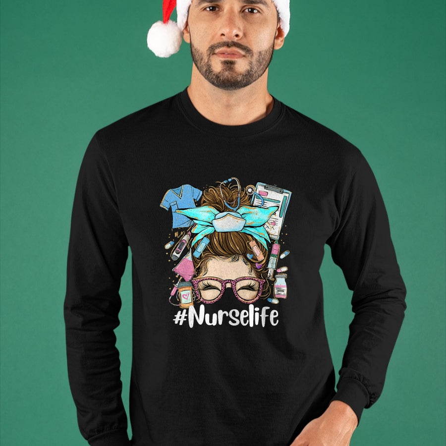 Funny Nurse Shirt, Nurse Unisex T-Shirt/Hoodie/Sweatshirt HLT00 - Funny NurseLife Nurse T-Shirt