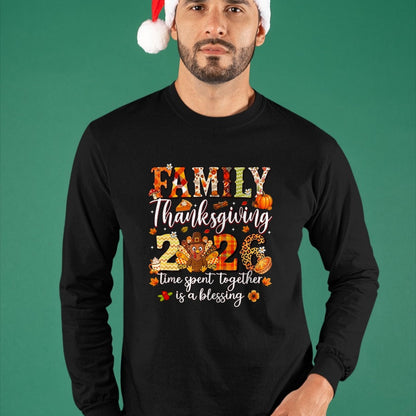 Best Thanksgiving Family Shirt , Funny Thanksgiving UnisexT-Shirt/Hoodie/Sweatshirt HLT00 - Family Thanksgiving 2026 Thankful for My Tribe Turkey T-Shirt