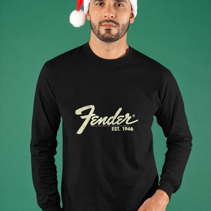 Guitar Lover Shirt, Funny Guitar UnisexT-Shirt/Hoodie/Sweatshirt HLT00 - Fender Classic Fender Est. 1946 Short Sleeve T-Shirt