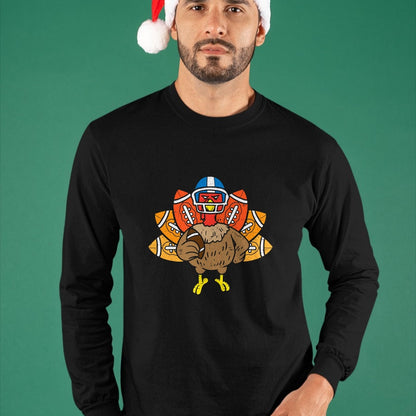 Best Thanksgiving Family Shirt , Funny Thanksgiving UnisexT-Shirt/Hoodie/Sweatshirt HLT00 - American Football Player Turkey Thanksgiving Day Sport Gift T-Shirt