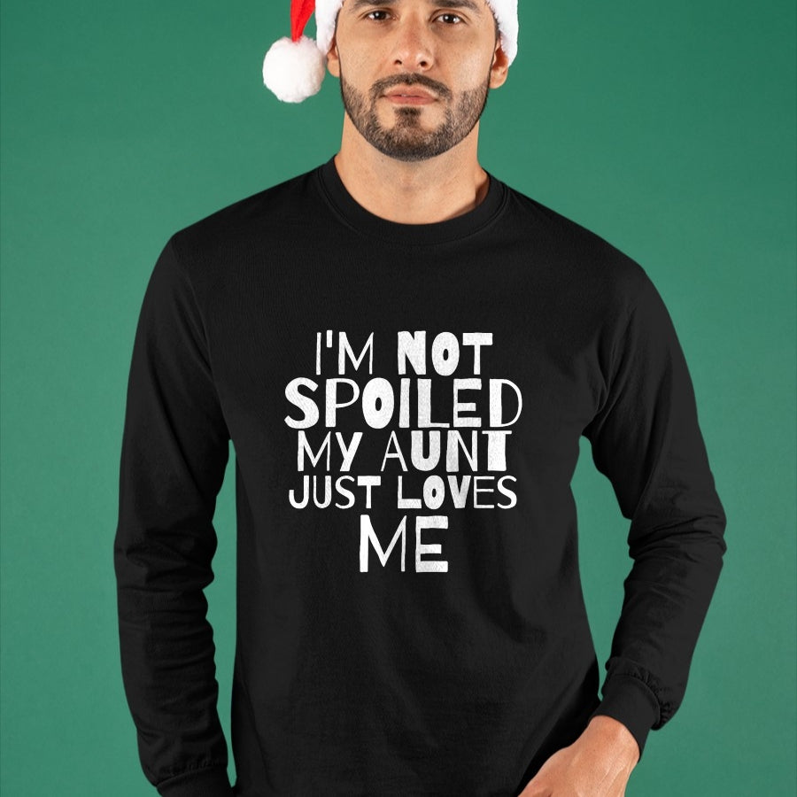 Best Wife Shirt, Wife and Husband Unisex T-Shirt/Hoodie/Sweatshirt HLT00 - Im Not Spoiled My Aunt Just Loves Me Auntie child T Shirt T-Shirt