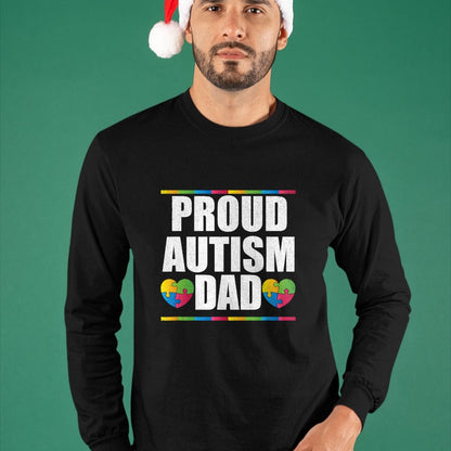 Gift for Dad Shirt, Funny Dad Unisex T-Shirt/Hoodie/Sweatshirt HLT00 – Proud Autism Dad T Shirt Father of Autistic Child