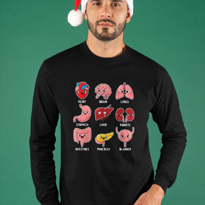 Best Doctor Shirt, Funny Doctor UnisexT-Shirt/Hoodie/Sweatshirt HLT00 - Cute Human Organs Cartoon Anatomy Science Humor T-Shirt
