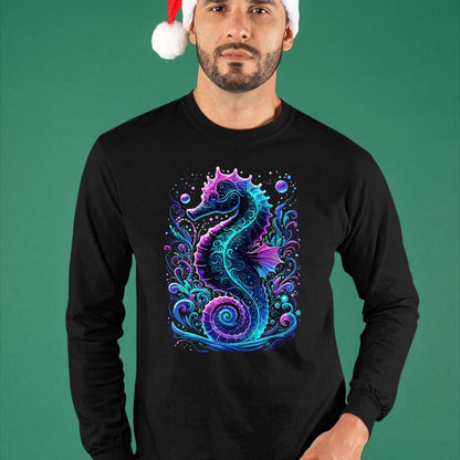 Best Horse Lover Shirt , Funny Horse UnisexT-Shirt/Hoodie/Sweatshirt HLT00 - Seahorse Colorful Underwater Seahorse T-Shirt