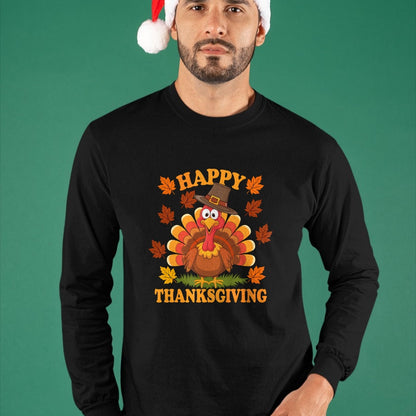 Best Thanksgiving Family Shirt , Funny Thanksgiving UnisexT-Shirt/Hoodie/Sweatshirt HLT00 - Happy Thanksgiving Funny Turkey Family Dinner Thanksgiving T-Shirt (3)