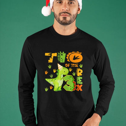 Best Dinosaur Lover Shirt, Funny Dinosaur UnisexT-Shirt/Hoodie/Sweatshirt HLT00 - TIO of The Three Rex 3rd Birthday Boy Dinosaur T-Rex T-Shirt