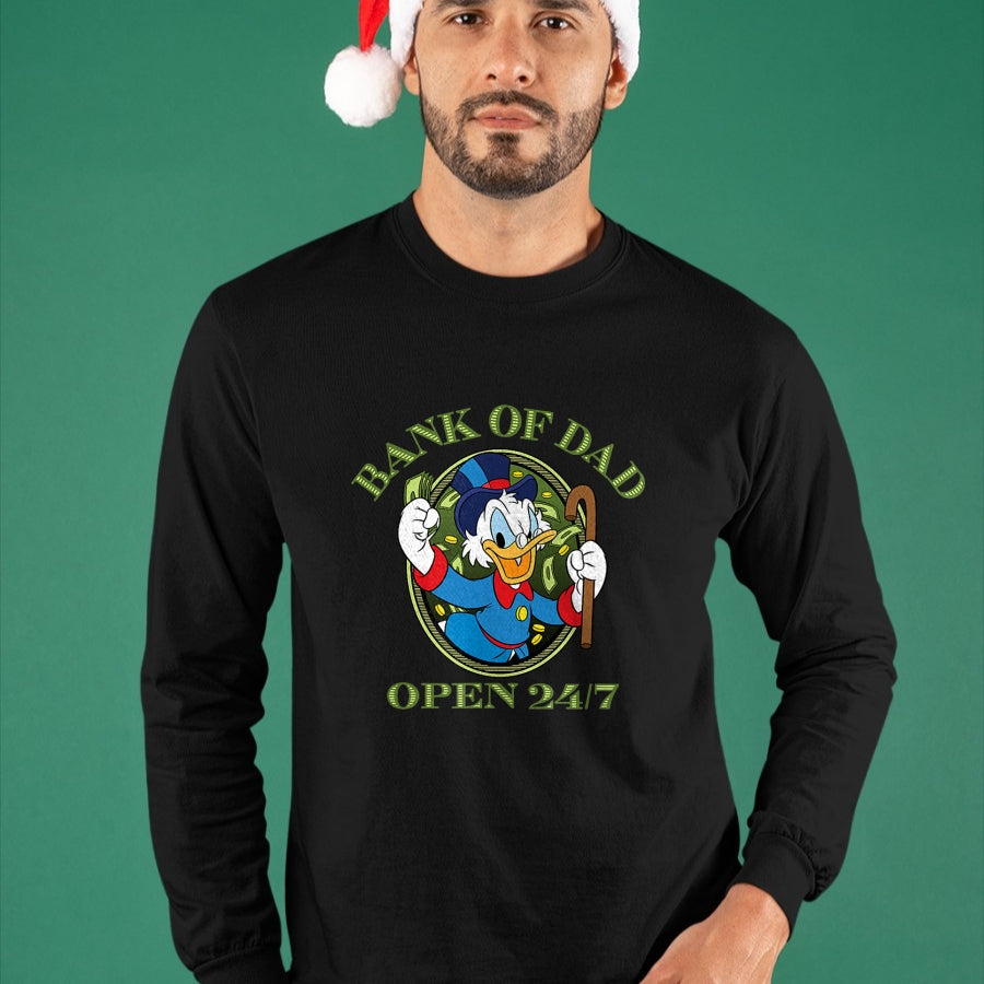 Gift for Dad Shirt, Funny Dad Unisex T-Shirt/Hoodie/Sweatshirt HLT00 – Disney DuckTales Bank of Dad T-Shirt