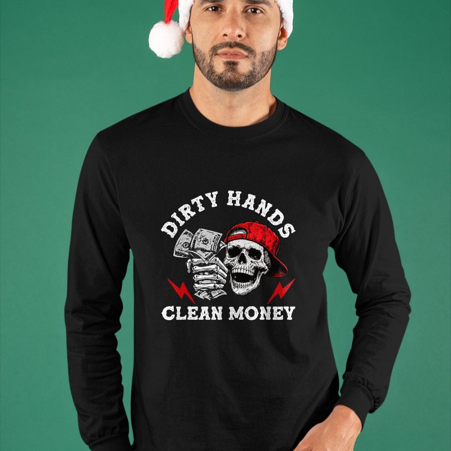 Best Mechanic Life Shirt, Funny Mechanic UnisexT-Shirt/Hoodie/Sweatshirt HLT00 - Mechanic Dirty Hands Clean Car Money Automotive Men Women T-Shirt (1)