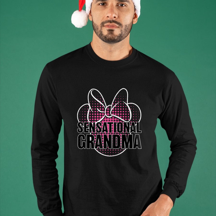 Best Grandma Shirt, Proud Grandma Unisex T-Shirt/Hoodie/Sweatshirt HLT00 - Disney Mickey And Friends Sensational Grandma T-Shirt