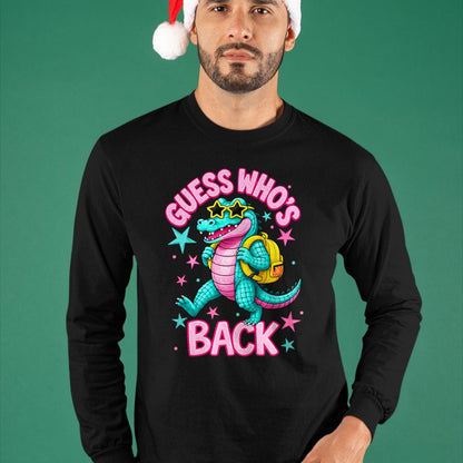 Best Student Shirt, Funny Back To School UnisexT-Shirt/Hoodie/Sweatshirt HLT00 - Guess Who_s Back Alligator Back to School Boy Girl Teacher T-Shirt
